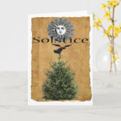 Carte Solstice (Fleur jaune)