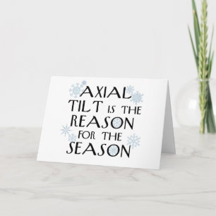 Carte solstice Axial Tilt-hiver