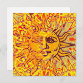 Carte Solstice d'été (Devant / Derrière)