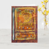 Carte Solstice d'été (Fleur jaune)