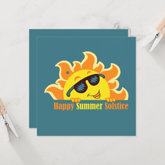 Carte Solstice d'été 2024 (Devant/Arrière en situation)
