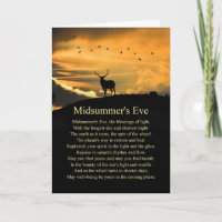 Solstice d'été Eve de la mi-été Elan et Poème