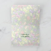 Carte Solstice d'été floral d'impressions (Intérieur)