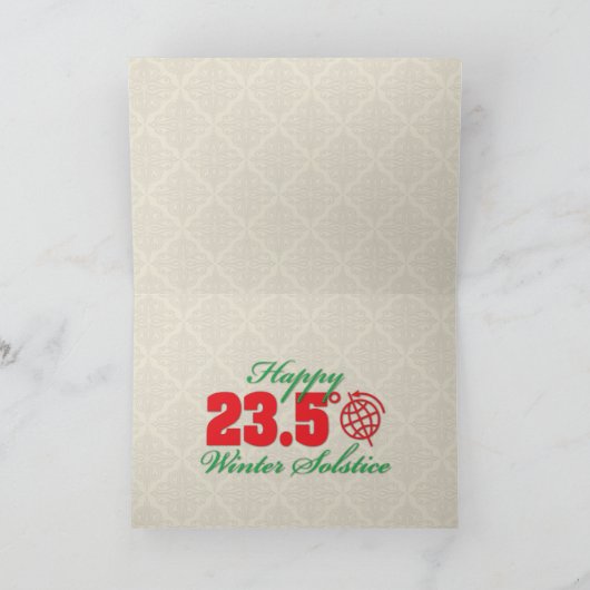 Carte Solstice d'hiver (Intérieur)