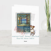 Carte Solstice d'hiver (Dos)