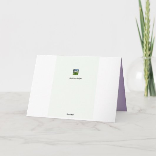 Carte Solstice d'hiver Blue Pond (Dos)