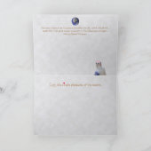 Carte Solstice d'hiver : Salutations de vacances de la n (Intérieur)