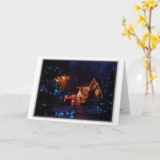 CARTE SOLSTICE HIVER (Fleur jaune)