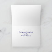 Carte Solstice hiver Abstraite (Intérieur)