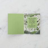 Carte Solstice Winter Wreath Peace (Intérieur)