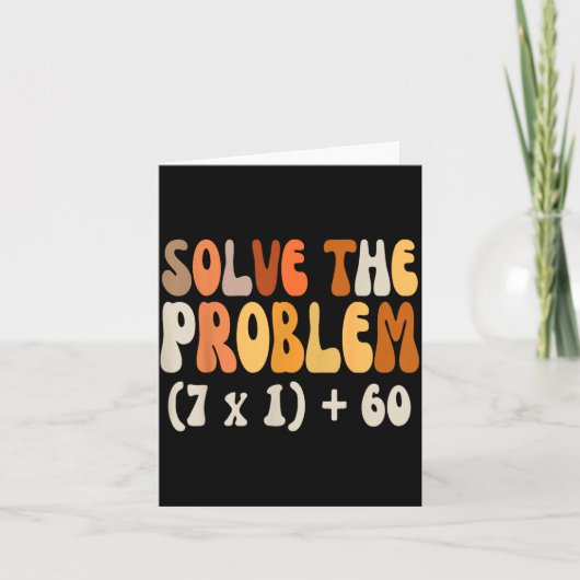 Carte Solve The Problem 67 Funny Math Meme Six Seven For (Devant)