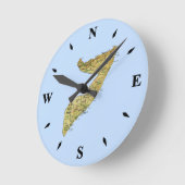 Carte Somalie Horloge (Angle)