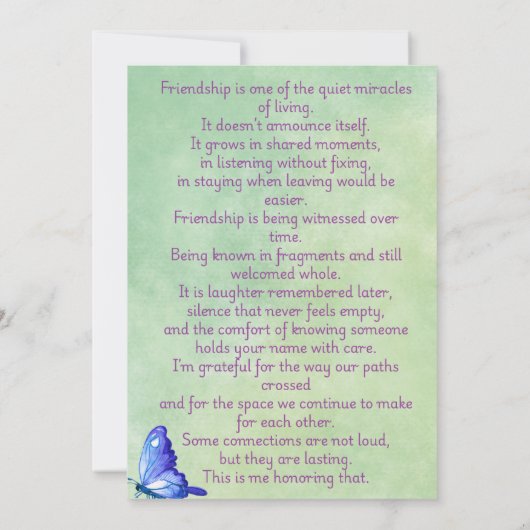 Carte Some Connections Are Lasting (Dos)