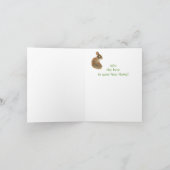 Carte Somebunny Vous Souhaite le Meilleur dans Votre Nou (Intérieur)