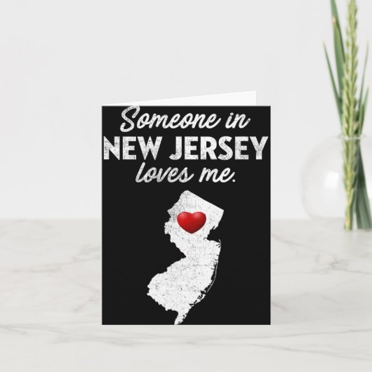 Carte Someone In New Jersey Loves Me - New Jersey Nj (Devant)