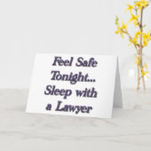 Carte sommeil avec un avocat (Fleur jaune)