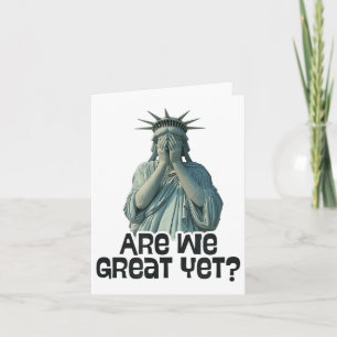 Carte Sommes-nous grands et pourtant anti-Trump politiqu