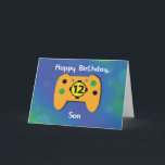 Carte Son 12 Anniversaire Gamer Contrôleur<br><div class="desc">Quand votre fils le plus cher aura finalement 12 ans,  vous pouvez lui offrir cette carte de contrôleur de jeu qui est parfaite pour un enfant comme lui qui aime jouer. Ceci est aussi accompagné d'un message d'anniversaire amusant qui est sûr d'attirer un grand sourire sur son visage.</div>