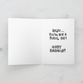 Carte Son 41e anniversaire rassurant (Intérieur)