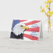 Carte Son, American birthday card (Fleur jaune)