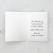 Carte Son anniversaire (Intérieur)