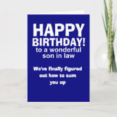 Carte son anniversaire (Devant)