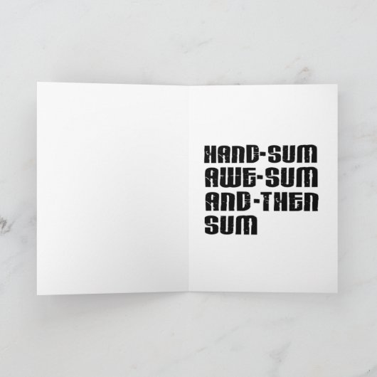 Carte son anniversaire (Intérieur)