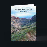 Carte Son Anniversaire Big Horn Mountains Wyoming Card<br><div class="desc">Carte de voeux d'anniversaire pour un fils. Une photo de quelque part dans les montagnes Big Horn au Wyoming,  U.S.A. Vous souhaitant une nouvelle année de grandes aventures. Joyeux anniversaire ! Copyright © Shoaff Ballanger Studios,  2023.</div>