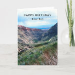 Carte Son Anniversaire Big Horn Mountains Wyoming Card<br><div class="desc">Carte de voeux d'anniversaire pour un fils. Une photo de quelque part dans les montagnes Big Horn au Wyoming,  U.S.A. Vous souhaitant une nouvelle année de grandes aventures. Joyeux anniversaire ! Copyright © Shoaff Ballanger Studios,  2023.</div>