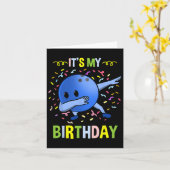 Carte Son Anniversaire Bowling Byll (Fleur jaune)