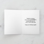 Carte Son beau-fils Anniversaire, drôle, plus comme des  (Intérieur)