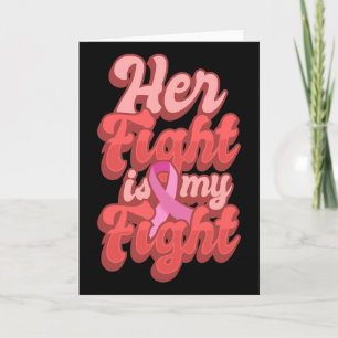 Carte Son combat est mon combat Cadeau de la Journée mon