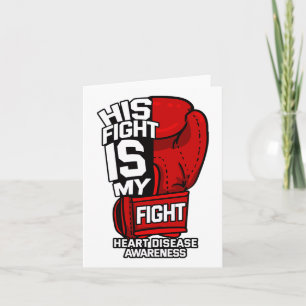 Carte Son combat est mon combat cardiopathie maladie cor