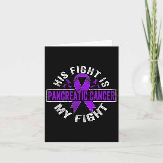 Carte Son Combat Est Mon Combat Conscience Du Cancer Pan (Devant)