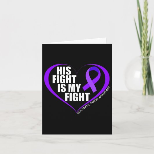 Carte Son Combat Est Mon Combat Conscience Du Cancer Pan (Devant)