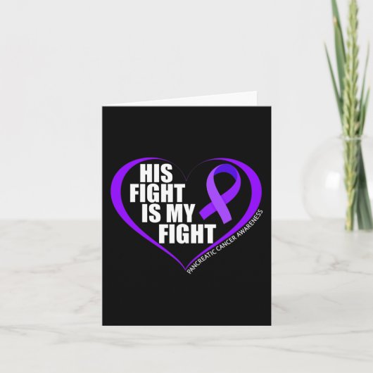 Carte Son Combat Est Mon Combat Conscience Du Cancer Pan (Devant)