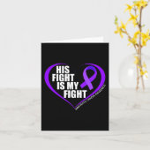 Carte Son Combat Est Mon Combat Conscience Du Cancer Pan (Fleur jaune)