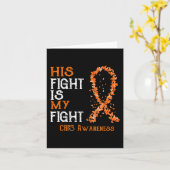 Carte Son combat est mon combat CRPS Sensibilisation 1 (Fleur jaune)