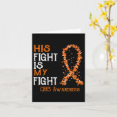 Carte Son Combat Est Mon Combat Crps Sensibilisation 1 (Fleur jaune)