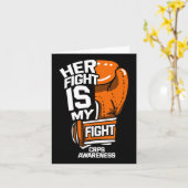 Carte Son Combat Est Mon Combat Crps Sensibilisation Rsd (Fleur jaune)