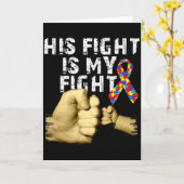 Carte Son combat est mon combat Lundi de soutien à la se (Fleur jaune)