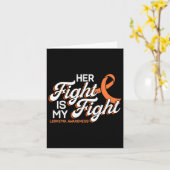 Carte Son Combat Est Mon Combat Pour Les Patients De Leu (Fleur jaune)