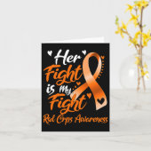 Carte Son Combat Est Mon Combat Rsd Crps Sensibilisation (Fleur jaune)
