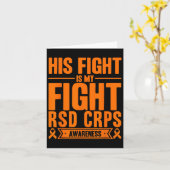 Carte Son Combat Est Mon Combat Rsd Crps Sensibilisation (Fleur jaune)