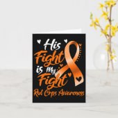 Carte Son Combat Est Mon Combat Rsd Crps Sensibilisation (Fleur jaune)