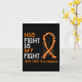 Carte Son combat est mon combat RSD RCPS Sensibilisation (Fleur jaune)
