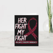 Carte Son Combat Est Mon Combat Ws Williams-beuren Willi (Devant)