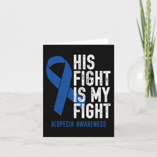 Carte Son combat My Fight Family Support Alopecia Areata