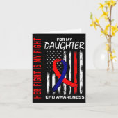 Carte Son Combat Ruban de Sensibilisation à la Maladie C (Fleur jaune)