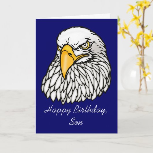 Carte Son dans le Birthday (Fleur jaune)